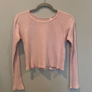 Me To We pink long sleeve top. very lightly worn.